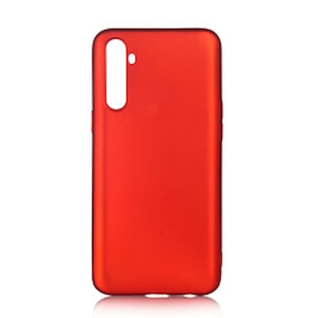 Lexroo Realme 6 Pro Kılıf Lexroo Premier Silikon Kapak - Kırmızı