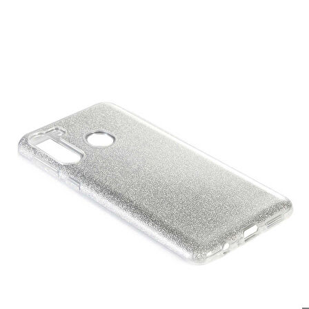 Galaxy A21 Uyumlu Zore Shining Silikon-Rose Gold