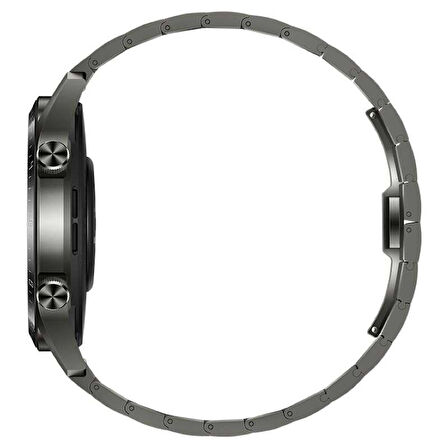 Galaxy Watch 46mm (22mm) Uyumlu KRD-16 Metal Zore Kordon-Siyah