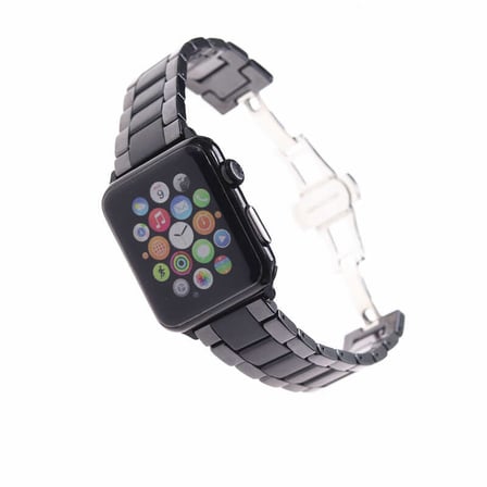 ​​​Watch 42mm Mat Seramik Metal NRTK Kordon-Siyah