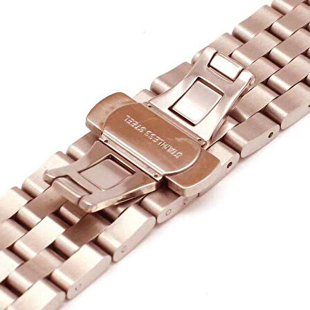 Huawei Watch GT 3 46mm Uyumlu KRD-20 Metal Zore Kordon-Siyah
