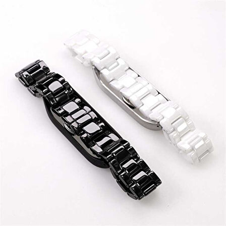 Xiaomi Mi Band 4 Uyumlu KRD-21 Metal Zore Kordon-Siyah