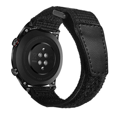 Huawei Watch GT 3 42mm Magic Nylon Zore Kordon-Siyah