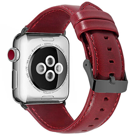 ​​​Watch 42mm Uyumlu Luxury Leather Deri Zore Kordon-NO7