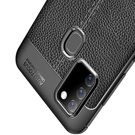 Galaxy A21S Uyumlu Zore Niss Silikon Kapak-Lacivert