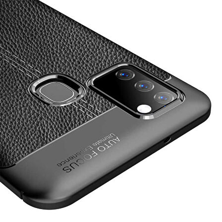 Galaxy A21S Uyumlu Zore Niss Silikon Kapak-Lacivert