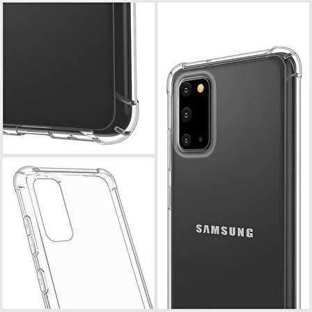Galaxy A21S Uyumlu Zore Nitro Anti Shock Silikon-Renksiz