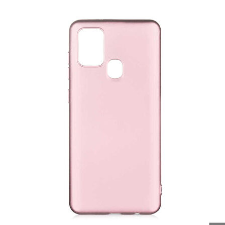 Galaxy A21S Uyumlu Zore Premier Silikon Kapak-Rose Gold