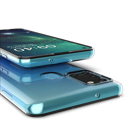 Galaxy A21S Uyumlu Zore Süper Silikon Kapak-Renksiz