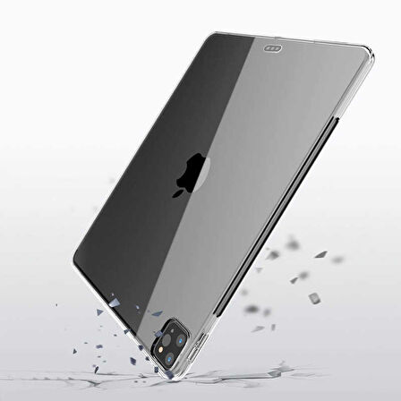 iPad Pro 11 2020 (2.Nesil) - Uyumlu Uyumlu ​MKST Tablet Süper Silikon Kapak-Siyah