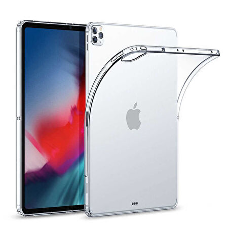 iPad Pro 11 2020 (2.Nesil) - Uyumlu Uyumlu ​ALT Tablet Süper Silikon Kapak-Renksiz
