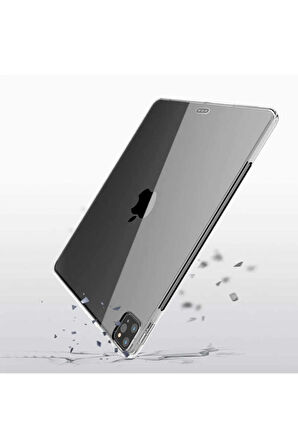 İpad Pro 12.9 Pro 2020 (4.NESİL) - Uyumlu Tablet Süper Silikon Kapak-siyah