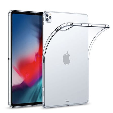 Lexroo iPad Pro 12.9 2020 (4.Nesil) Tablet Süper Silikon İnce Kılıf - Renksiz