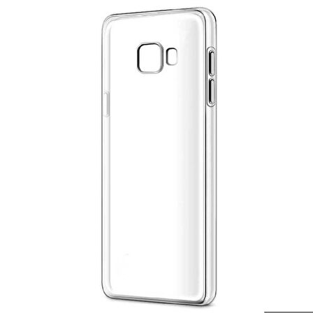 Galaxy C9 Pro Uyumlu Zore Süper Silikon Kapak-Renksiz