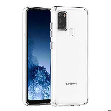 Galaxy A21S Uyumlu Zore Coss Kapak-Renksiz