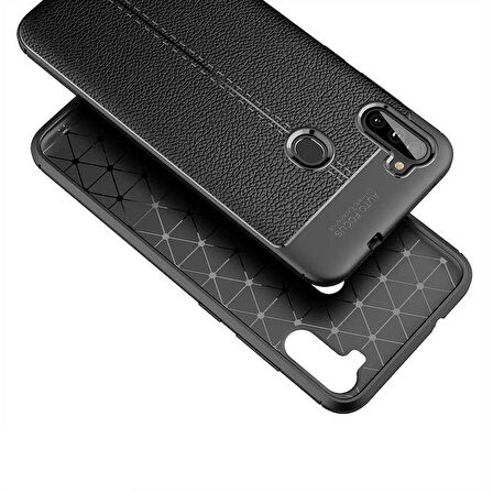 Galaxy A11 Uyumlu Zore Niss Silikon Kapak-Kırmızı