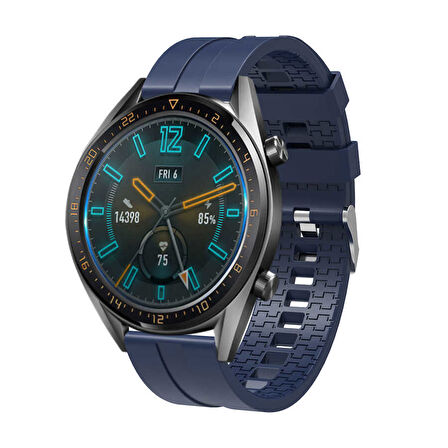 Huawei GT2 46mm KRD-23 Uyumlu Zore Kordon-Lacivert
