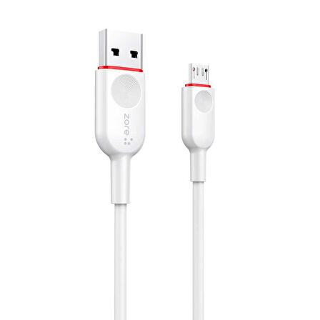 Beyaz Vest Serisi V2 Micro 2 in 1 Şarj Seti-Zore