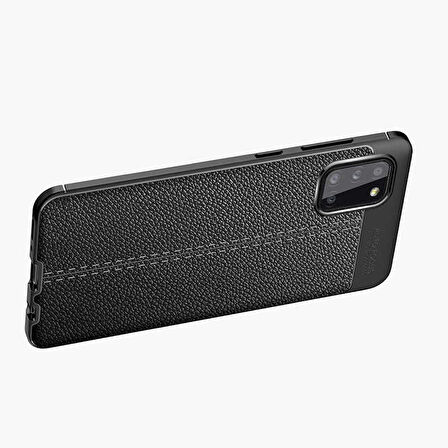 Galaxy A31 Uyumlu Zore Niss Silikon Kapak-Siyah