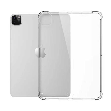iPad Pro 12.9 2021 (5.Nesil) - Uyumlu Uyumlu ​ALT Tablet Nitro Anti Shock Silikon Kapak-Renksiz