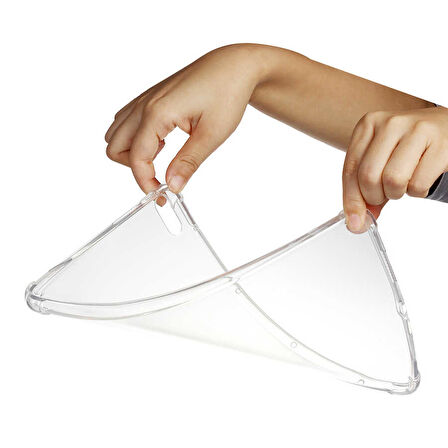 MatePad Pro 10.8  Uyumlu ​EFFX Tablet Nitro Anti Shock Silikon Kapak-Renksiz