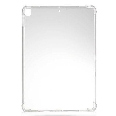 iPad 10.2 (8.Nesil) Kılıf ​İNC Tablet Nitro Anti Shock Silikon Kapak - Renksiz