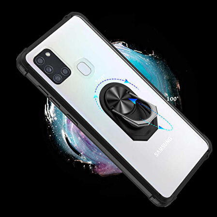 Galaxy A21S Uyumlu Zore Mola Kapak-Lacivert