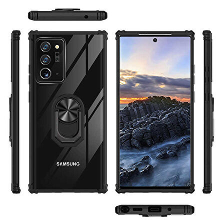 Galaxy Note 20 Ultra Uyumlu Zore Mola Kapak-Siyah