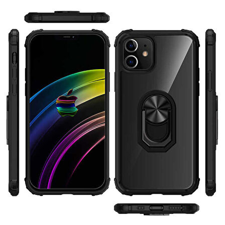 iPhone 12 Mini Uyumlu Zore Mola Kılıf-Siyah