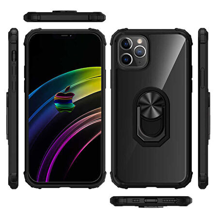 iPhone 12 Pro Uyumlu Zore Mola Kılıf-Siyah