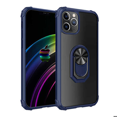 iPhone 12 Pro Max Uyumlu Zore Mola Kapak-Lacivert