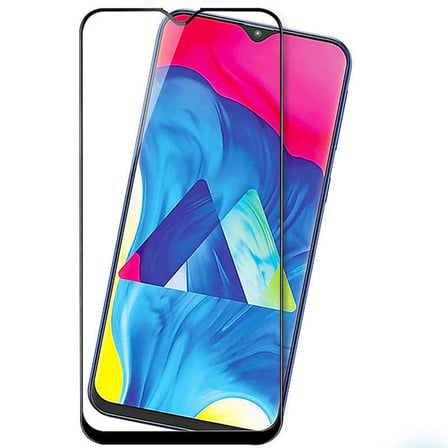 Oppo A5S MKST Kenarları Kırılmaya Dayanıklı Cam Ekran Koruyucu - Siyah
