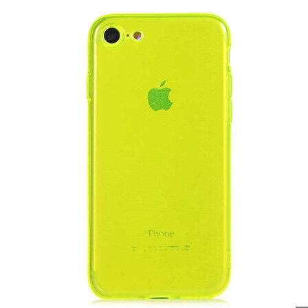 iPhone SE 2020 Uyumlu Zore Mun Silikon-Sarı