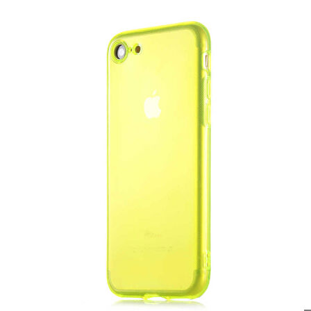 iPhone 8 Uyumlu Zore Mun Silikon-Turuncu