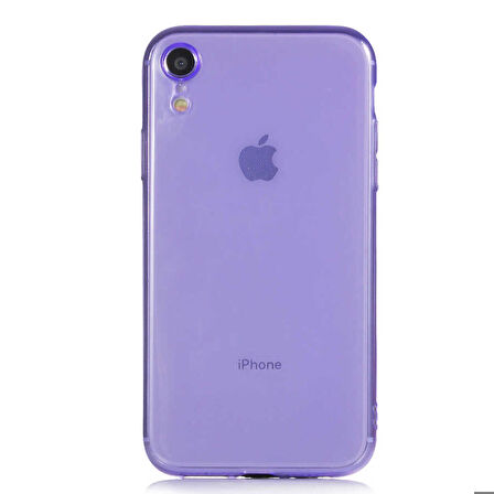 iPhone XR 6.1 Uyumlu Zore Mun Silikon-Mor