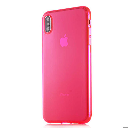 iPhone XS Max 6.5 Uyumlu Zore Mun Silikon-Mor