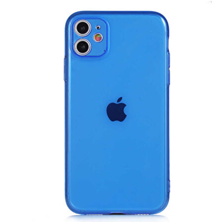 iPhone 11 Uyumlu Zore Mun Silikon-Lacivert