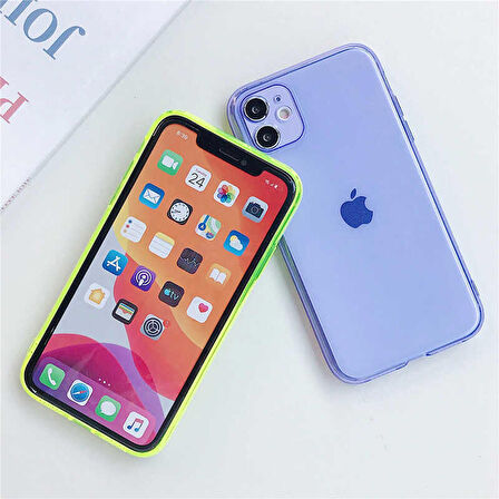 iPhone 11 Uyumlu Zore Mun Silikon-Pembe