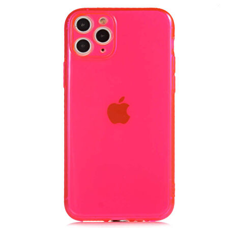 iPhone 11 Pro Uyumlu Zore Mun Silikon-Pembe