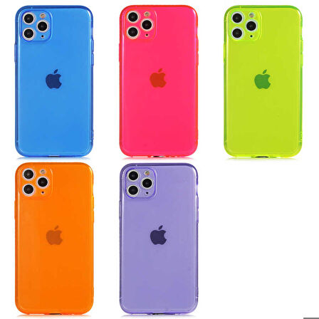 iPhone 11 Pro Uyumlu Zore Mun Silikon-Sarı