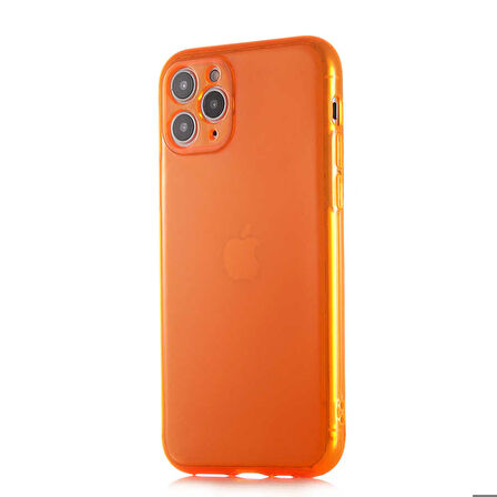 iPhone 11 Pro Uyumlu Zore Mun Silikon-Sarı