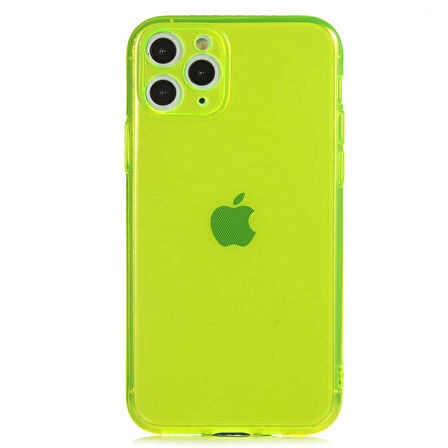 iPhone 11 Pro Uyumlu Zore Mun Silikon-Sarı