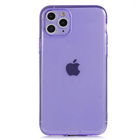 iPhone 11 Pro Uyumlu Zore Mun Silikon-Mor
