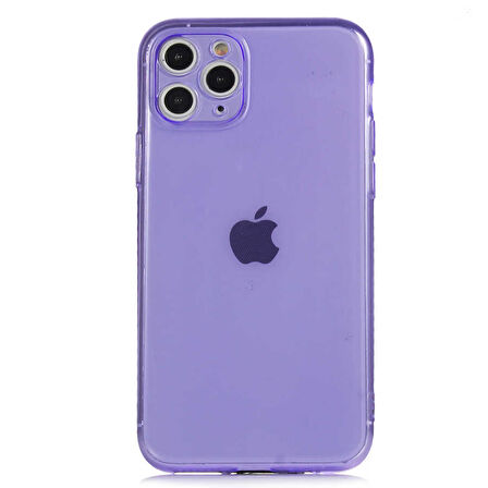 iPhone 11 Pro Uyumlu Zore Mun Silikon-Mor