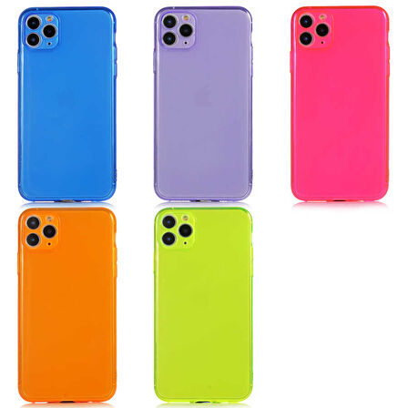 iPhone 11 Pro Max Uyumlu Zore Mun Silikon-Lacivert