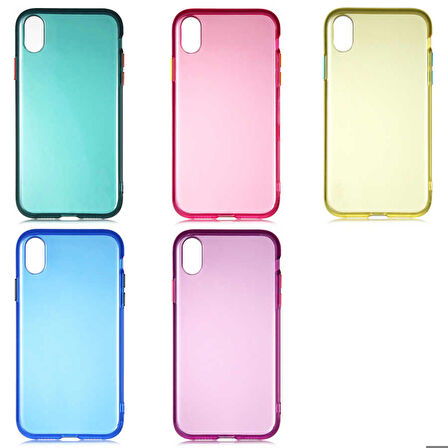 iPhone XR 6.1 Uyumlu Zore Bistro Kapak-Pembe