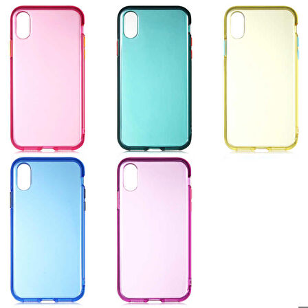 iPhone XS Max 6.5 Uyumlu Zore Bistro Kapak-Pembe