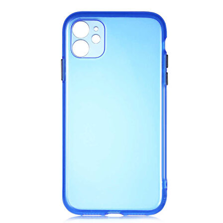 iPhone 11 Uyumlu Zore Bistro Kılıf-Mavi