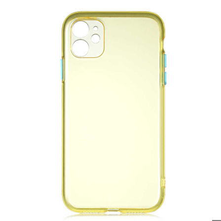 iPhone 11 Uyumlu Zore Bistro Kapak-Sarı