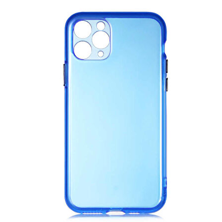 iPhone 11 Pro Uyumlu Zore Bistro Kapak-Mavi